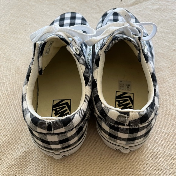 GINGHAM VANS WITH BLING🤍⚡️ - Picture 4 of 6